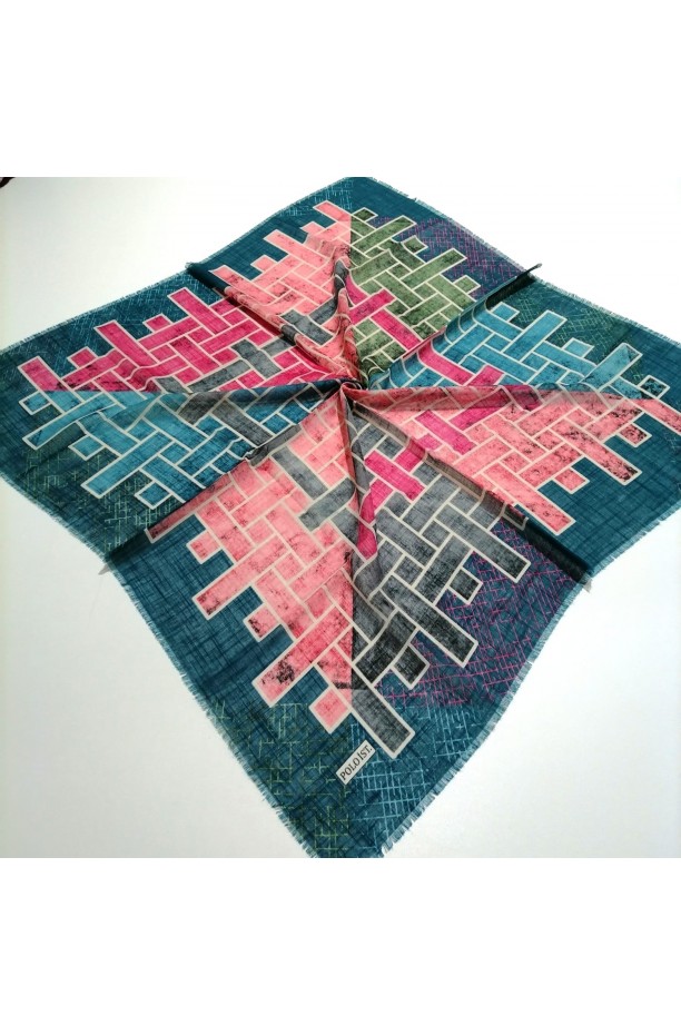 Flamlı Pamuklu Eşarp ms760