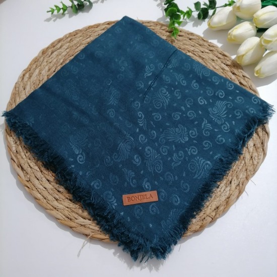 Bonejla - Pamuklu Jakar Eşarp ms820