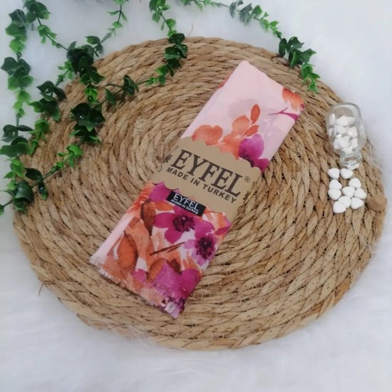 Eyfel - Pamuklu Koton Şal ms782