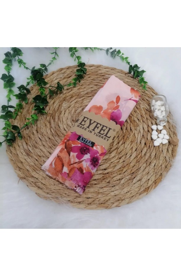 Eyfel - Pamuklu Koton Şal ms782