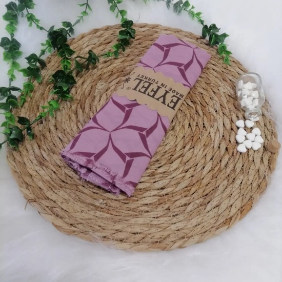 Eyfel - Pamuklu Koton Şal ms790