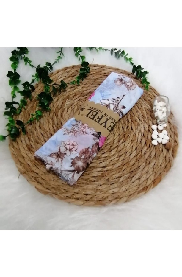 Eyfel - Pamuklu Koton Şal ms792