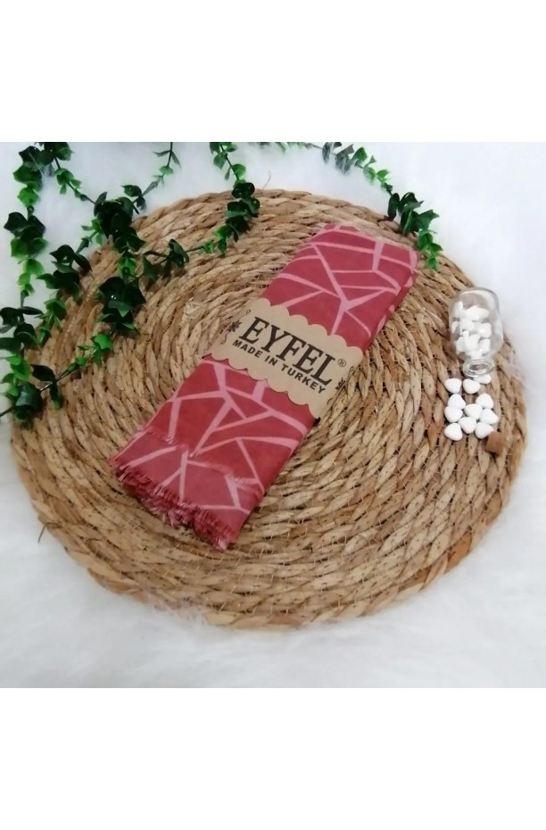 Eyfel - Pamuklu Koton Şal ms795