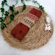 Eyfel - Pamuklu Koton Şal ms797