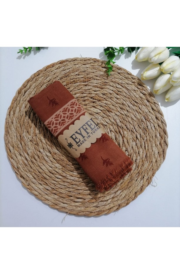 Eyfel - Pamuklu Koton Şal ms802