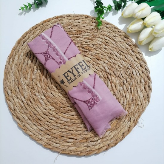 Eyfel - Pamuklu Koton Şal ms803