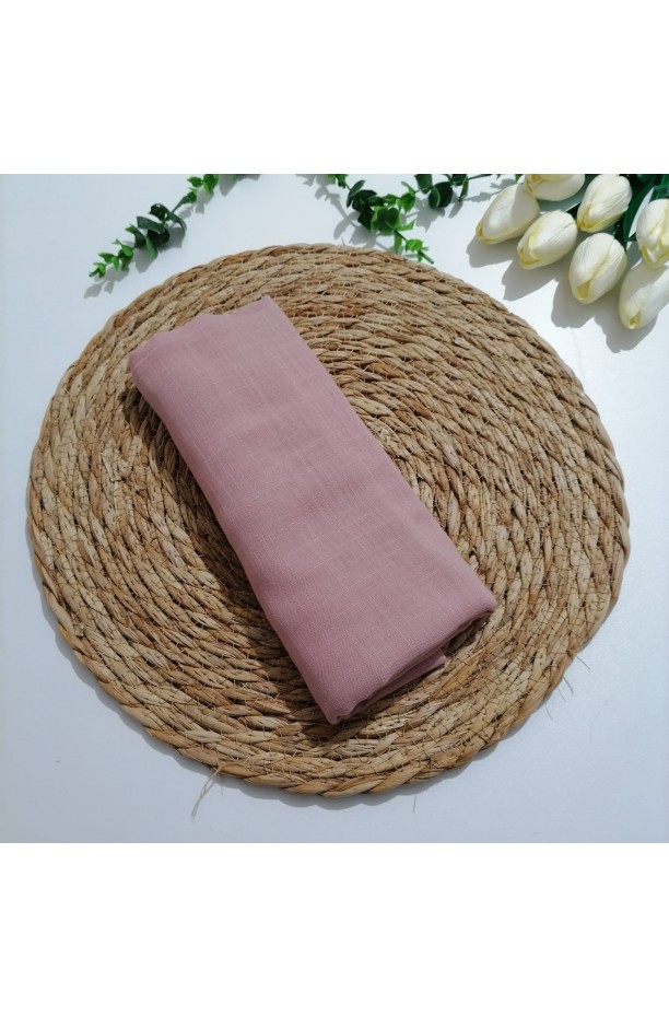 Tek renk pamuklu  Şal ms832