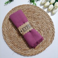 Tek renk pamuklu  Şal ms834