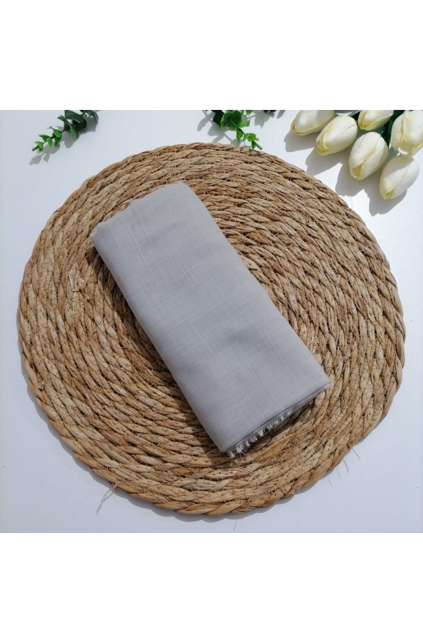 Tek renk pamuklu  Şal ms836