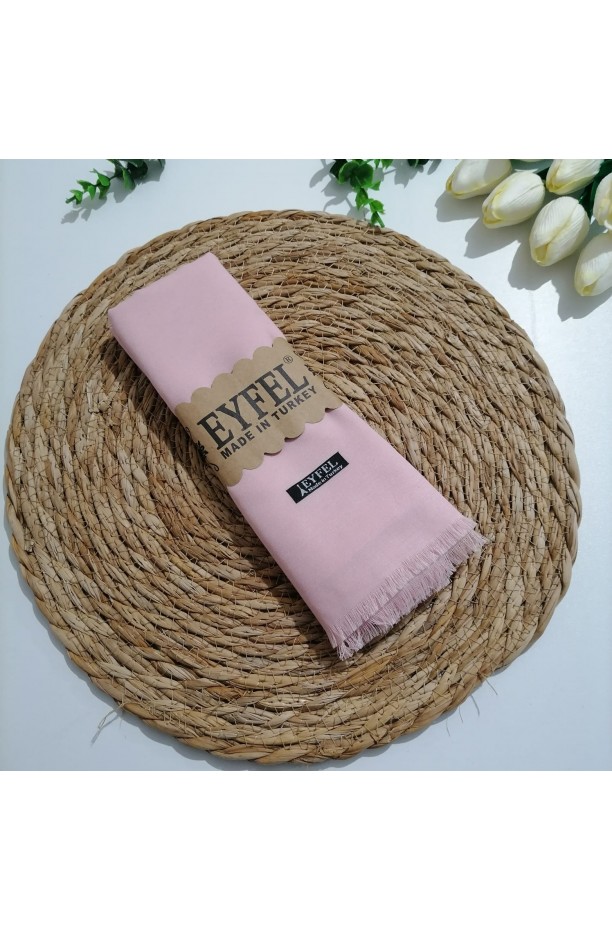 Tek renk pamuklu  Şal ms838