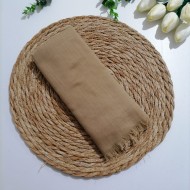 Tek renk pamuklu  Şal ms839