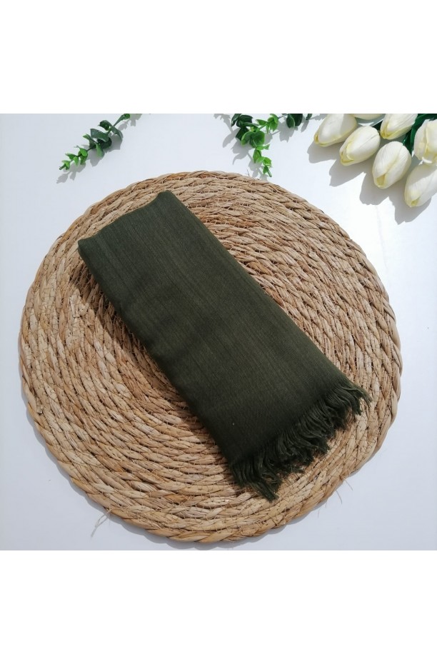 Tek renk pamuklu  Şal ms842