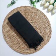 Tek renk pamuklu  Şal ms843