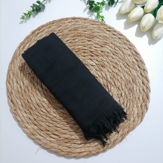 Tek renk pamuklu  Şal ms843