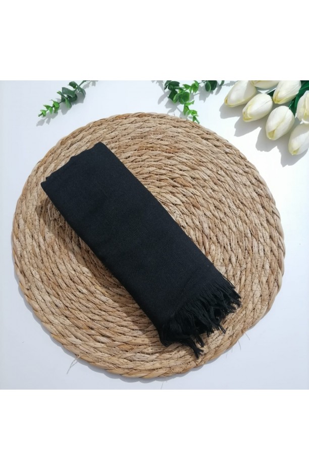 Tek renk pamuklu  Şal ms843