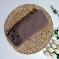 Tek renk pamuklu  Şal ms844