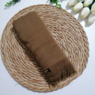 Tek renk pamuklu  Şal ms845