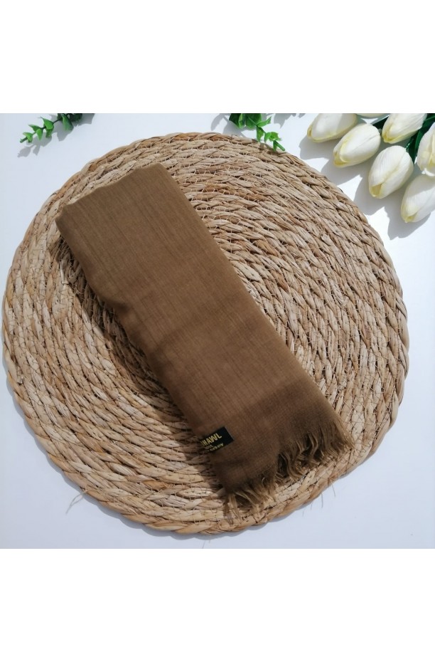 Tek renk pamuklu  Şal ms845