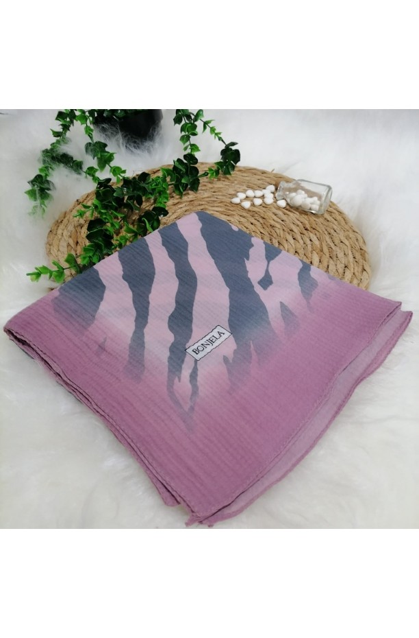 Bonjela - Desenli Mio Cazz Eşarp ms34