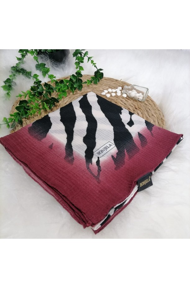 Bonjela - Desenli Mio Cazz Eşarp ms37