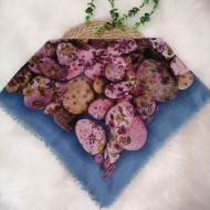 Polocraft - Pamuklu Flamlı Eşarp ms394