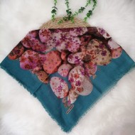 Polocraft - Pamuklu Flamlı Eşarp ms396