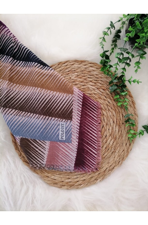 Poloist. - Pamuklu Flamlı Eşarp ms497