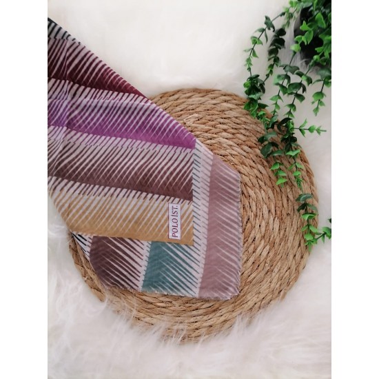 Poloist. - Pamuklu Flamlı Eşarp ms499