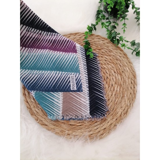 Poloist. - Pamuklu Flamlı Eşarp ms502