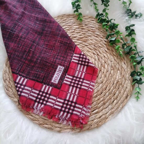 Poloist. - Pamuklu Flamlı Eşarp ms509