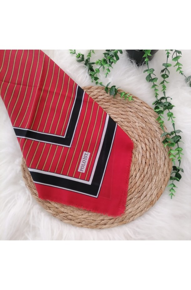 Poloist - Pamuklu Flamlı Eşarp ms421