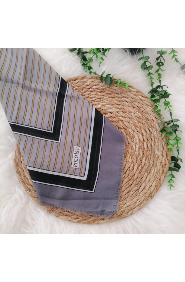 Poloist - Pamuklu Flamlı Eşarp ms423