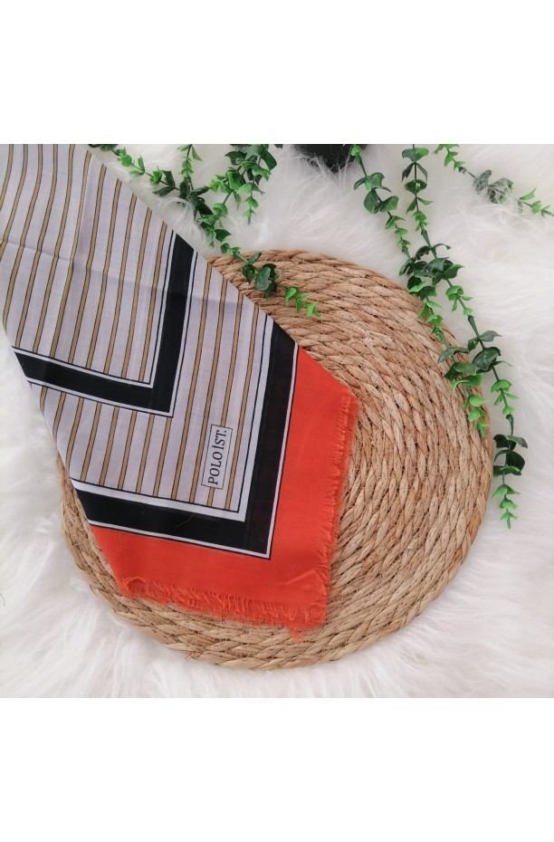 Poloist - Pamuklu Flamlı Eşarp ms431