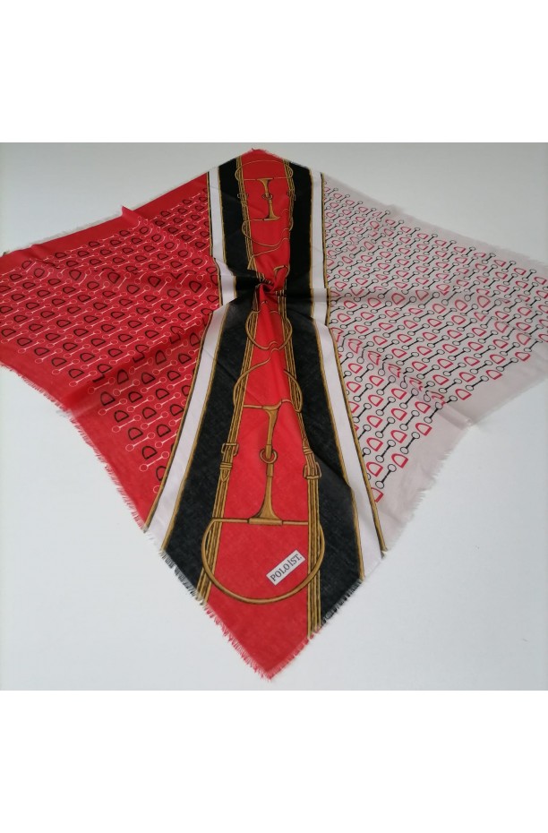 Poloist. - Pamuklu Çekme Koton Eşarp ms459