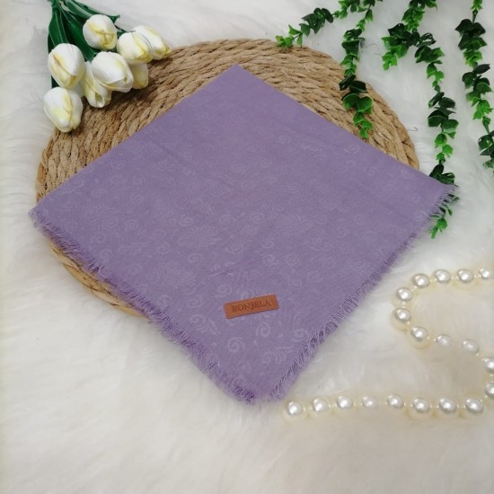 Çiçek Desen Jakar Eşarp ms107