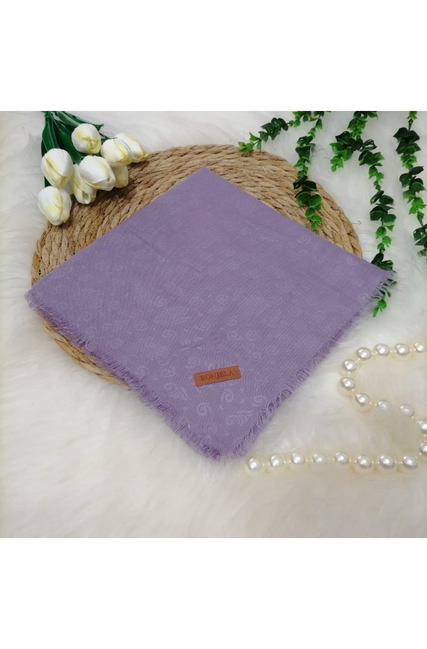 Çiçek Desen Jakar Eşarp ms107