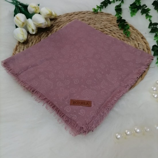 Çiçek Desen Jakar Eşarp ms109