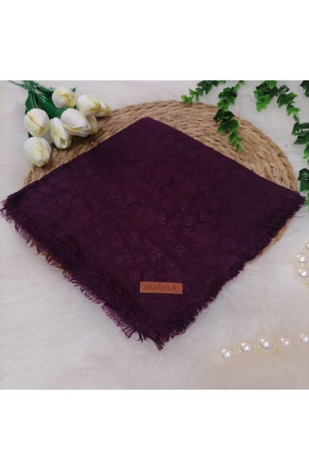 Çiçek Desen Jakar Eşarp ms115