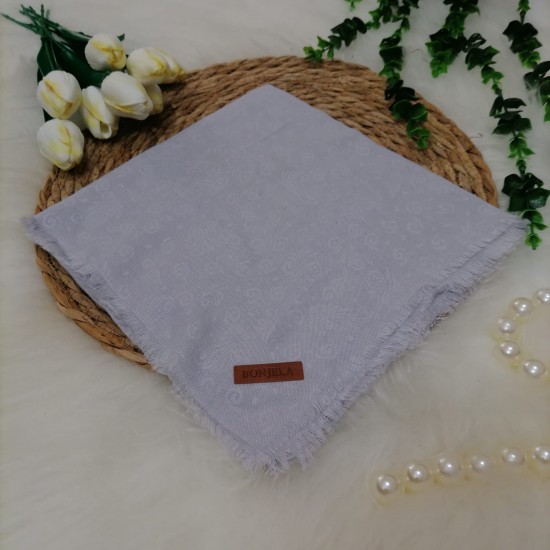 Çiçek Desen Jakar Eşarp ms116