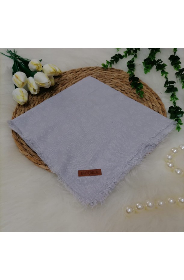 Çiçek Desen Jakar Eşarp ms116