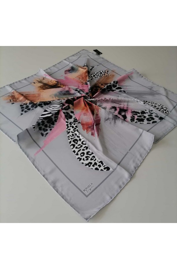 Dijital Twil Eşarp ms129