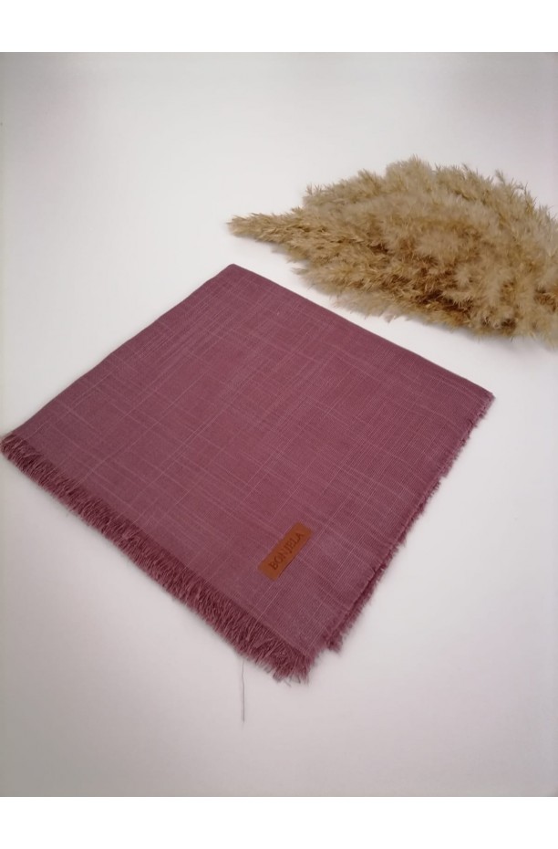 Tek Renk Simli Eşarp ms561