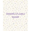 Desenli Flamlı Eşarp